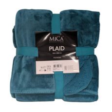 8720362298717 1 Mica Decorations Mardy Fleece Plaid Throw Petrol.jpg